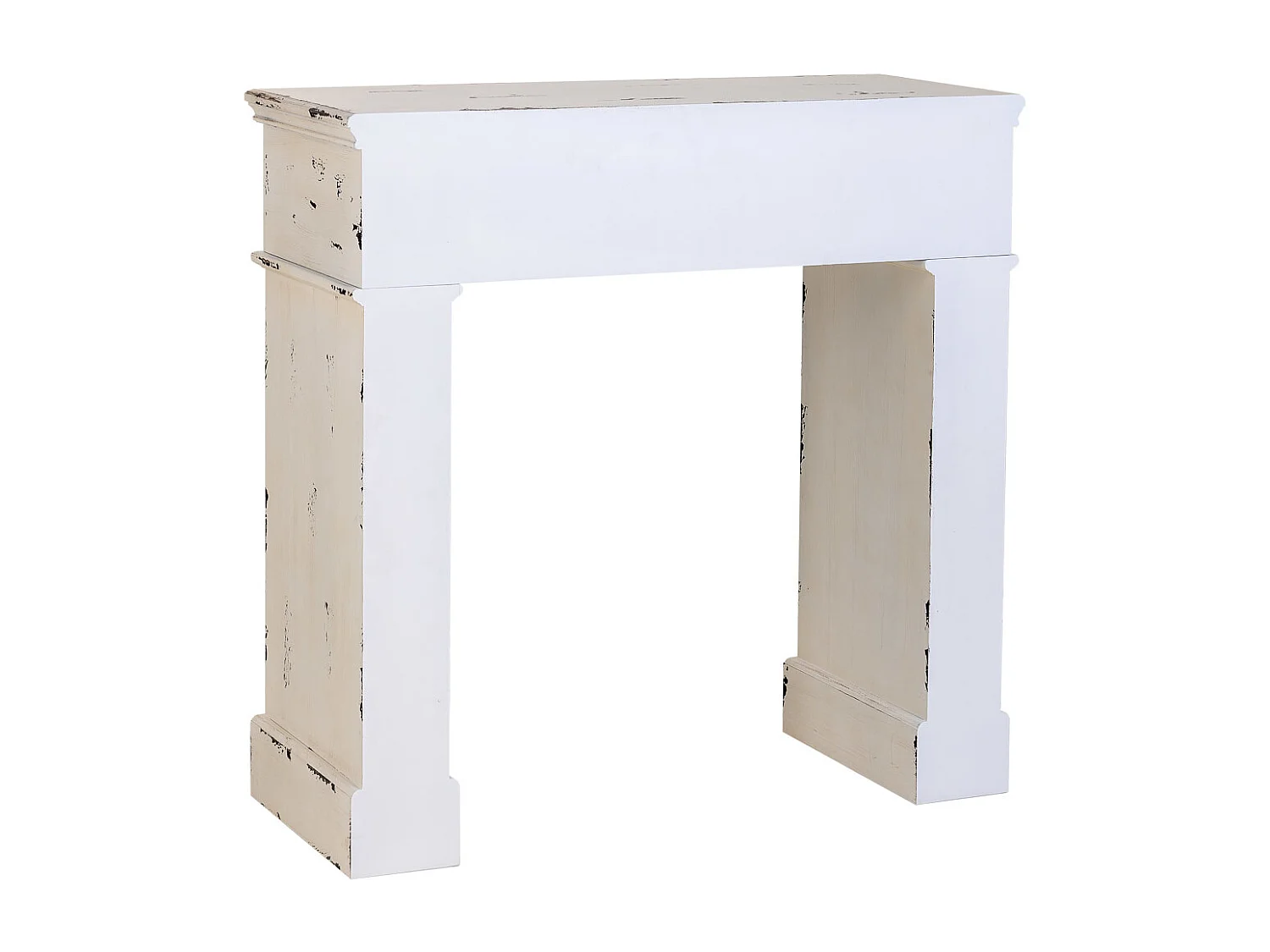 Moldura de lareira em madeira 100x40x100h cm