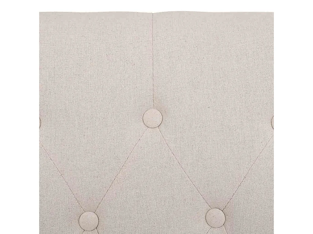 Chaise en bois tapissée couleur crème 52x45x50/97h