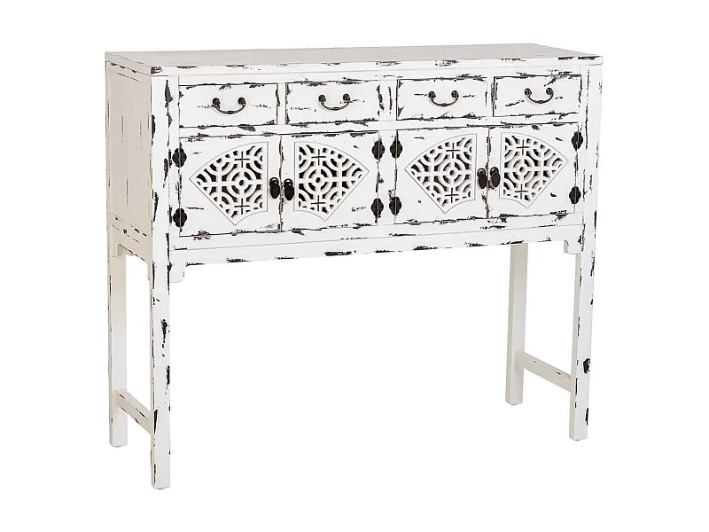 Sedia in legno imbottita panna 52x45x50/97h