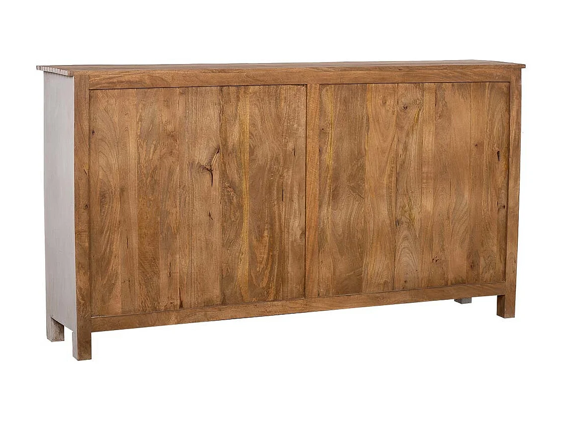Credenza in legno bianco 186x40x102h