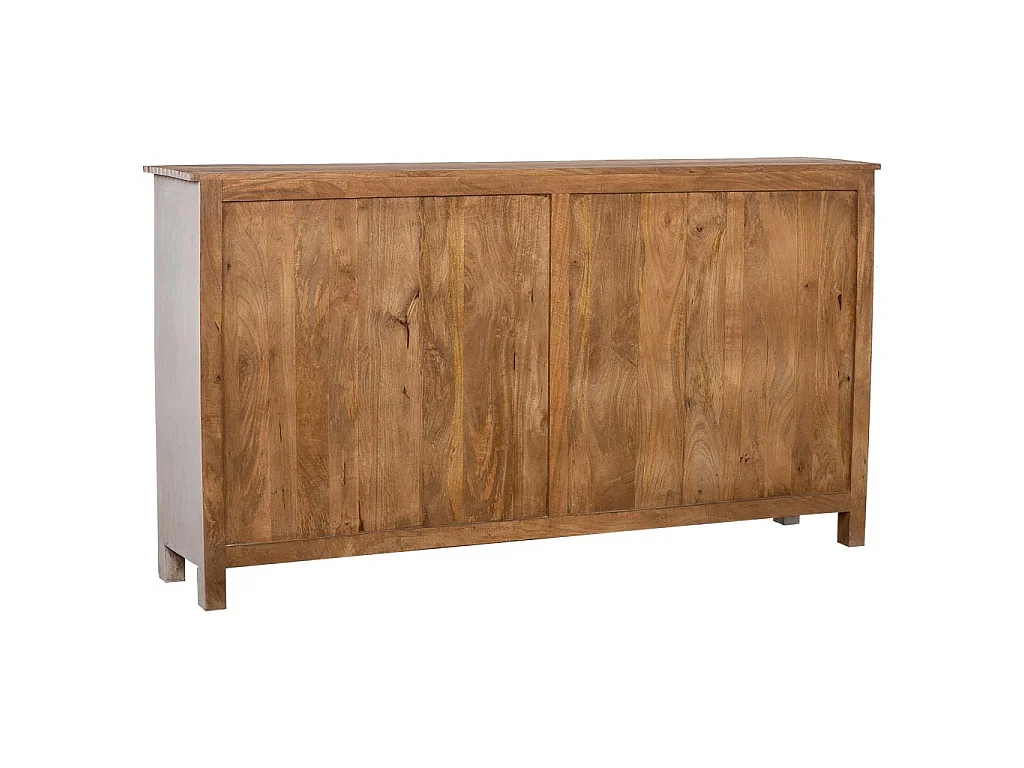 Credenza in legno bianco 186x40x102h