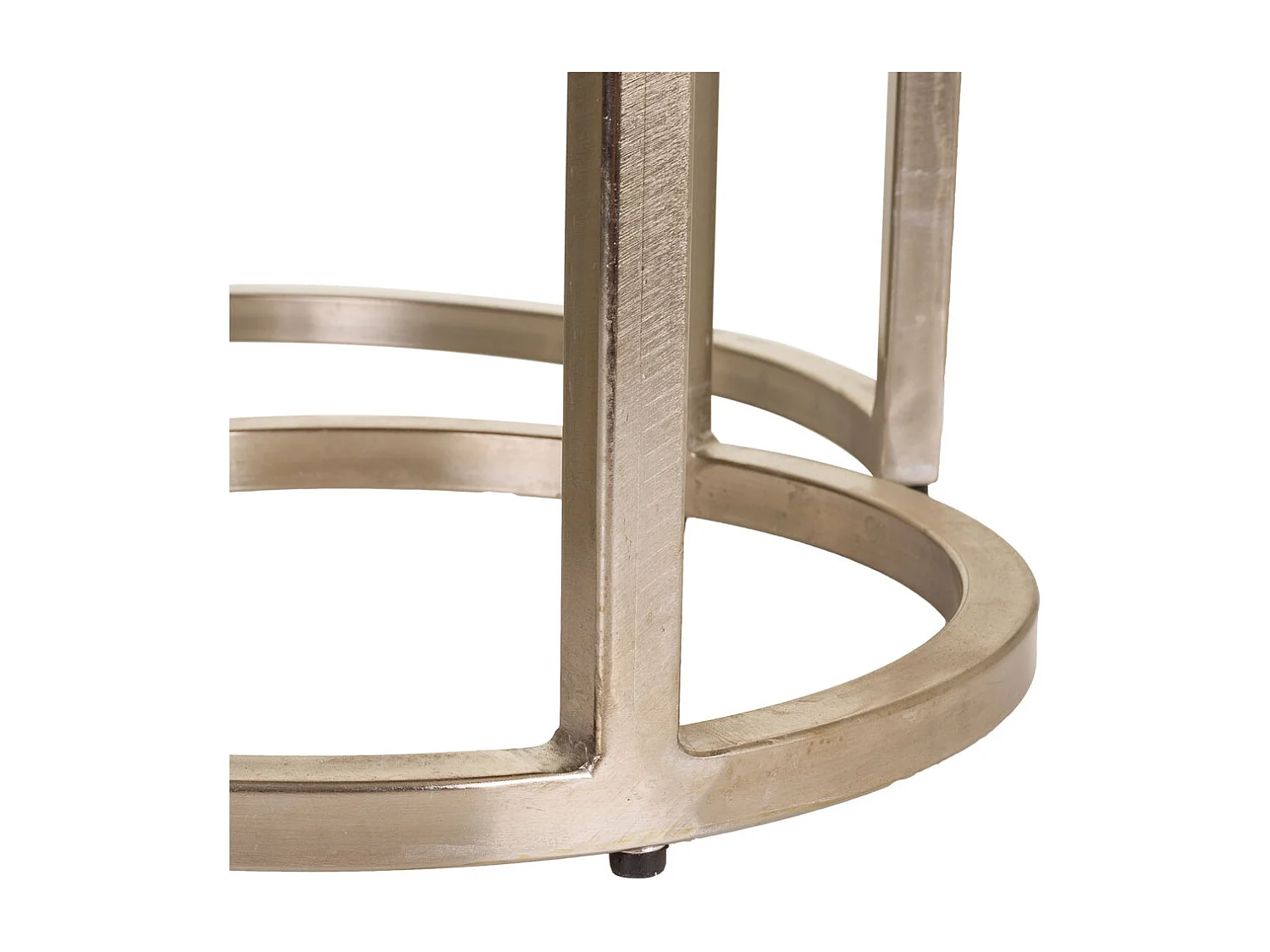 Set 2 mesas auxiliares de madera marrones