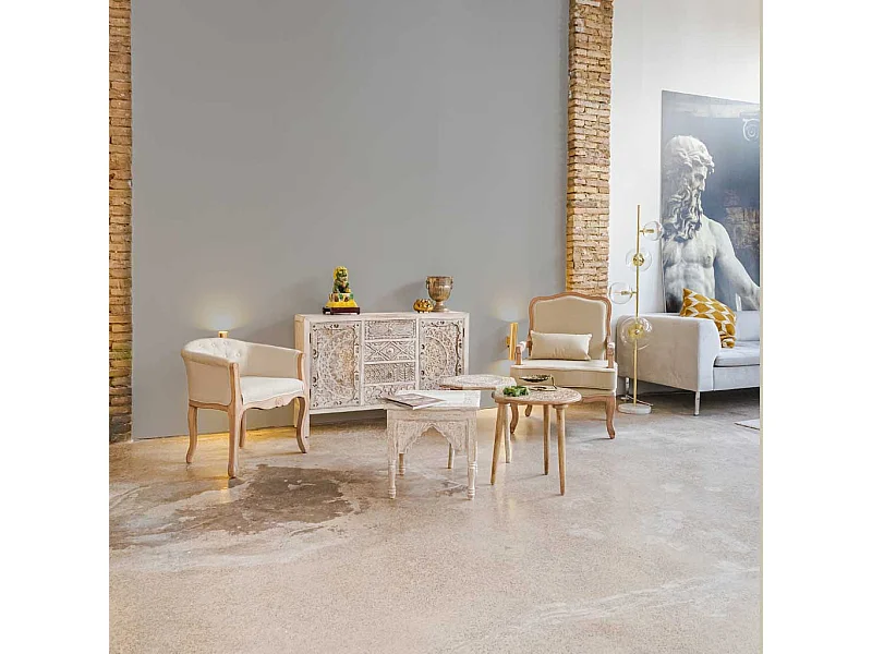 Console in legno laccato nero invecchiato 106x36x79h cm