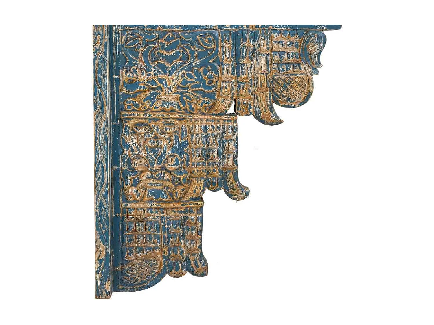 Mobile da ingresso in legno fatto a mano 160x40x90