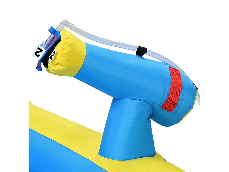 Château gonflable pour les enfants de 3 à 10 ans - avec Souffleur - charge max 135kg - 364x315x239cm