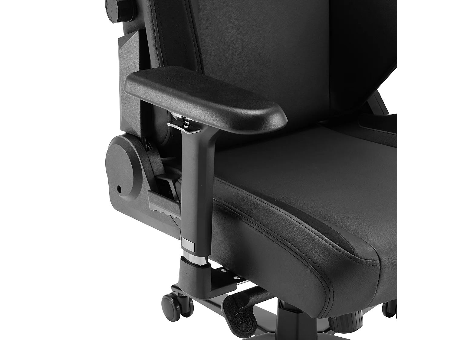 Gamingstoel Premium – met massagefunctie, belastbaar tot 170 kg – Heavy SMI, Zwart