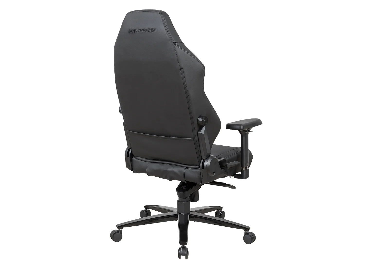 Chaise gamer premium avec fonction de massage, supporte 170 kg – Heavy SMI, Noire