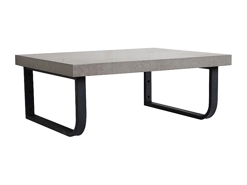 Plan de toilette chêne suspendu pour vasque WILL - 60 cm + Equerres Métal Noir Mat