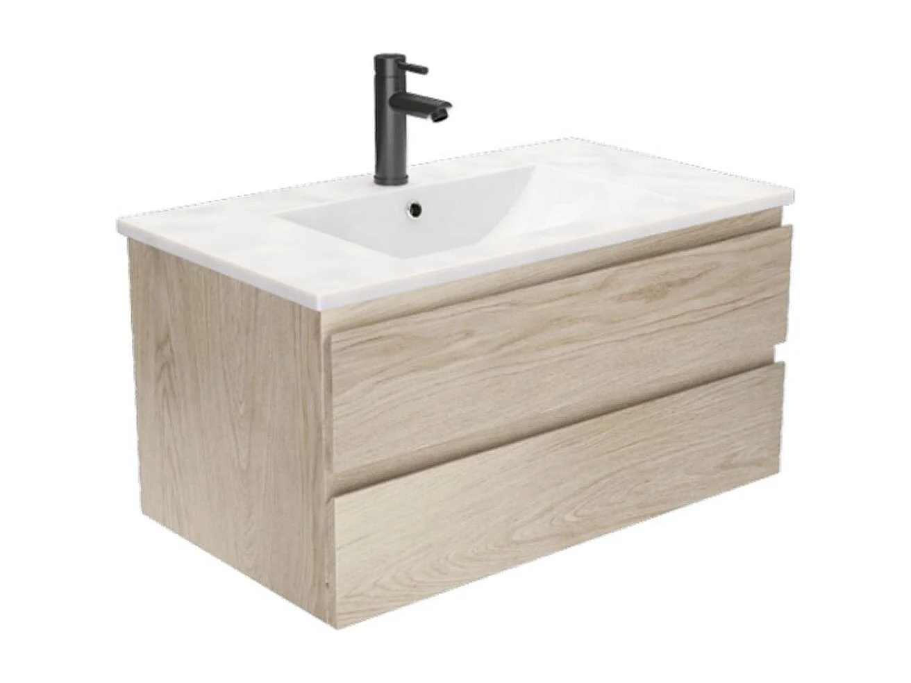 Enkele unit + spoelbak + SORRENTO kraan