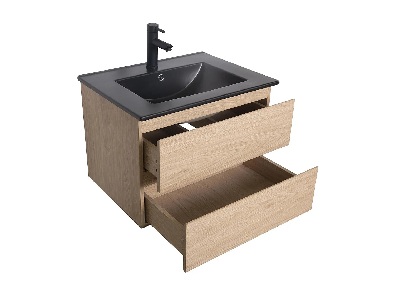 Mueble sencillo + grifería + espejo + columna SORRENTO