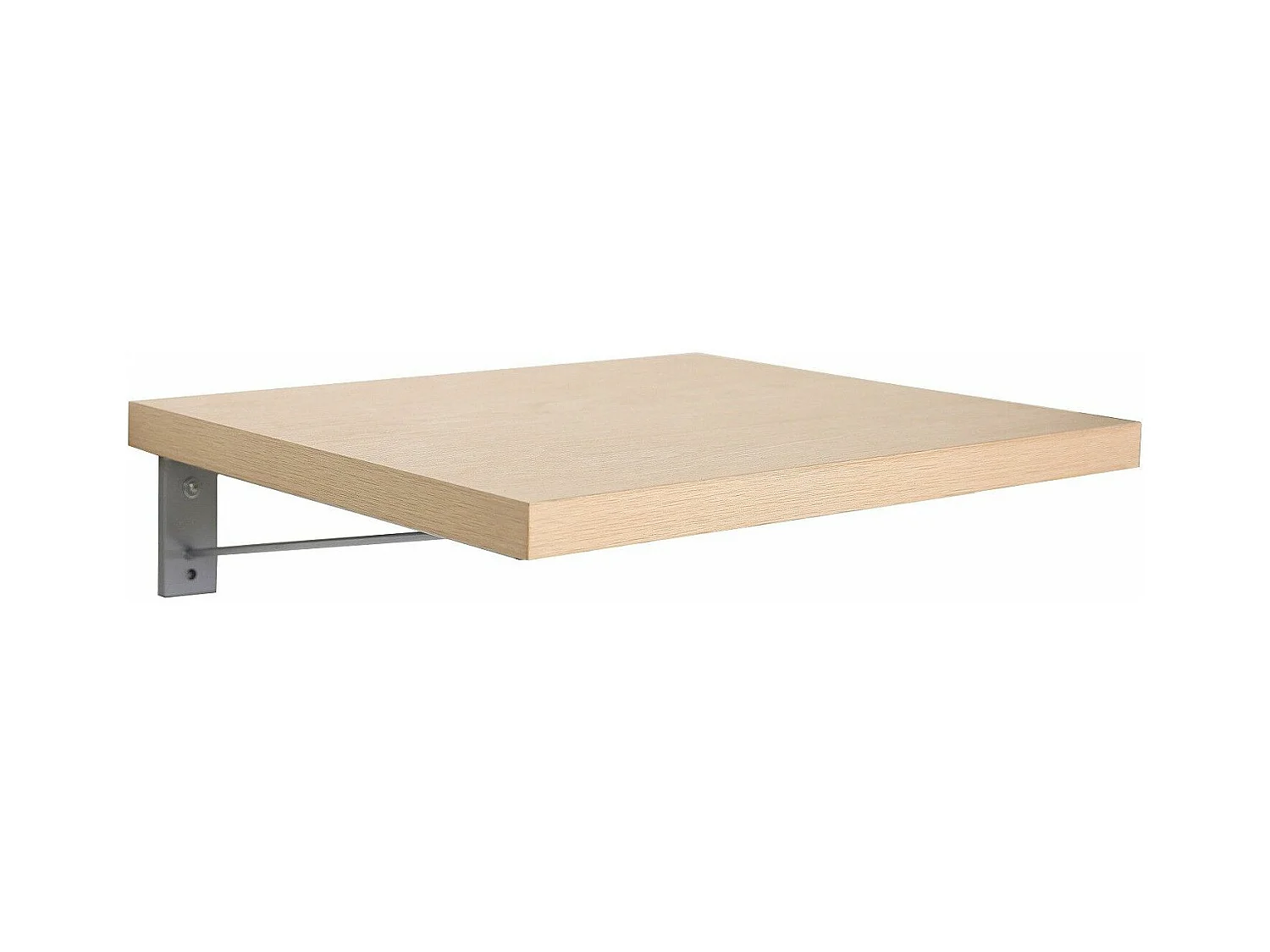 Plan de toilette suspendu 60cm WILL + Equerres invisibles chromées