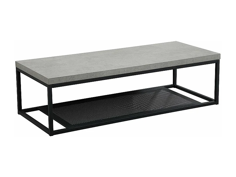 Plan de toilette suspendu pour vasque WILL - Ep. 3,8cm L120 cm + Structure Métal Noir Mat