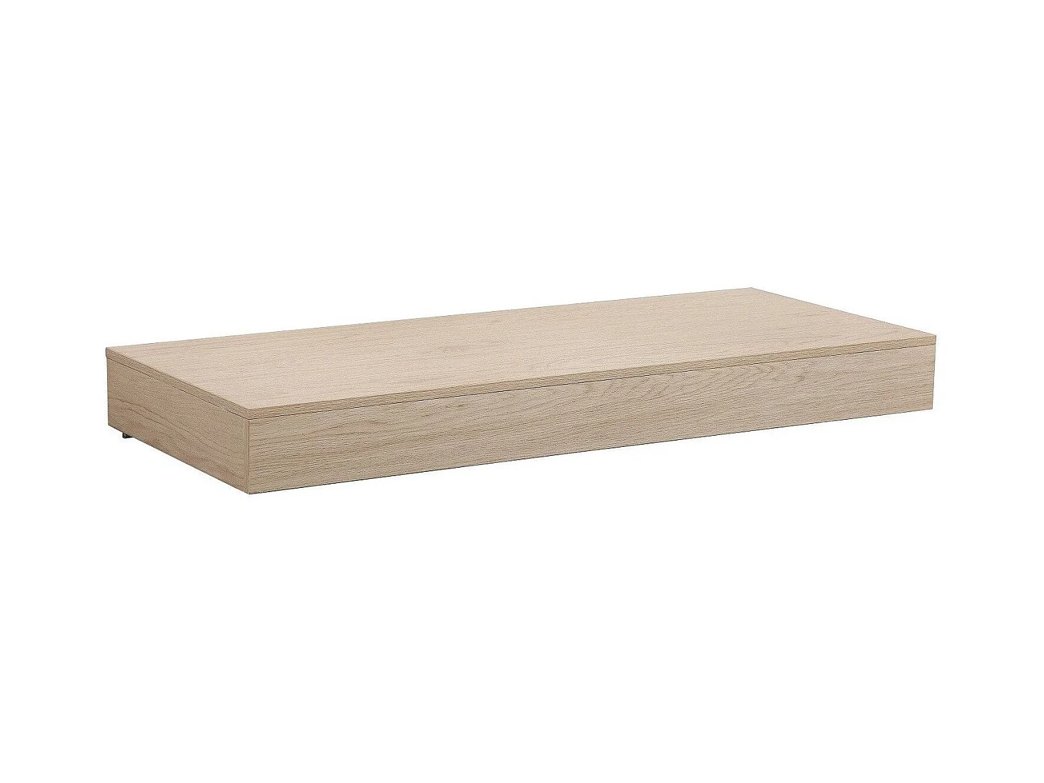 Plan de toilette suspendu pour vasque WILL - 120 cm - Ep. 12 cm + Equerres invisibles - Décor Chêne