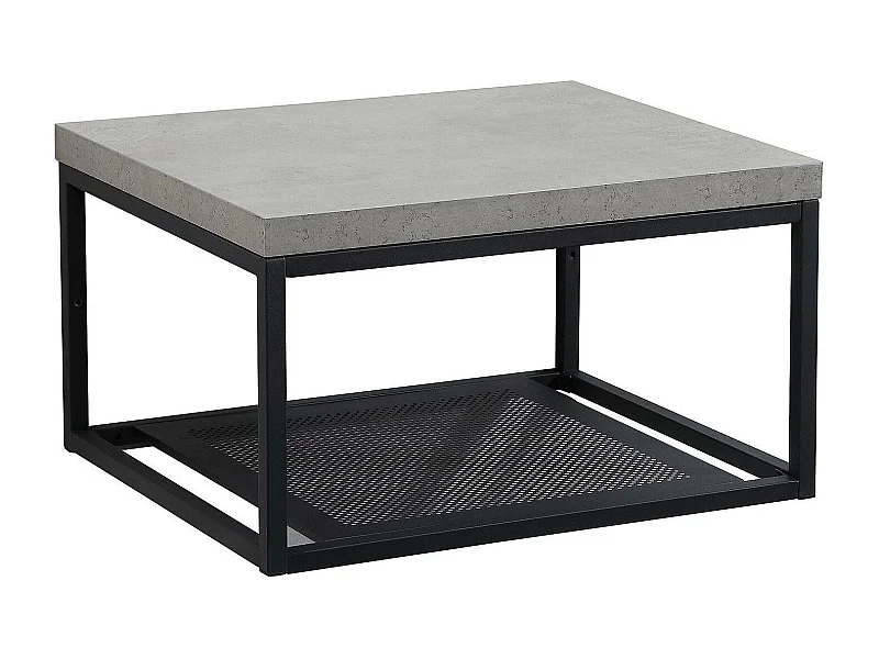 Plan de toilette suspendu pour vasque WILL - Ep. 3,8cm L60cm + Structure Métal Noir Mat