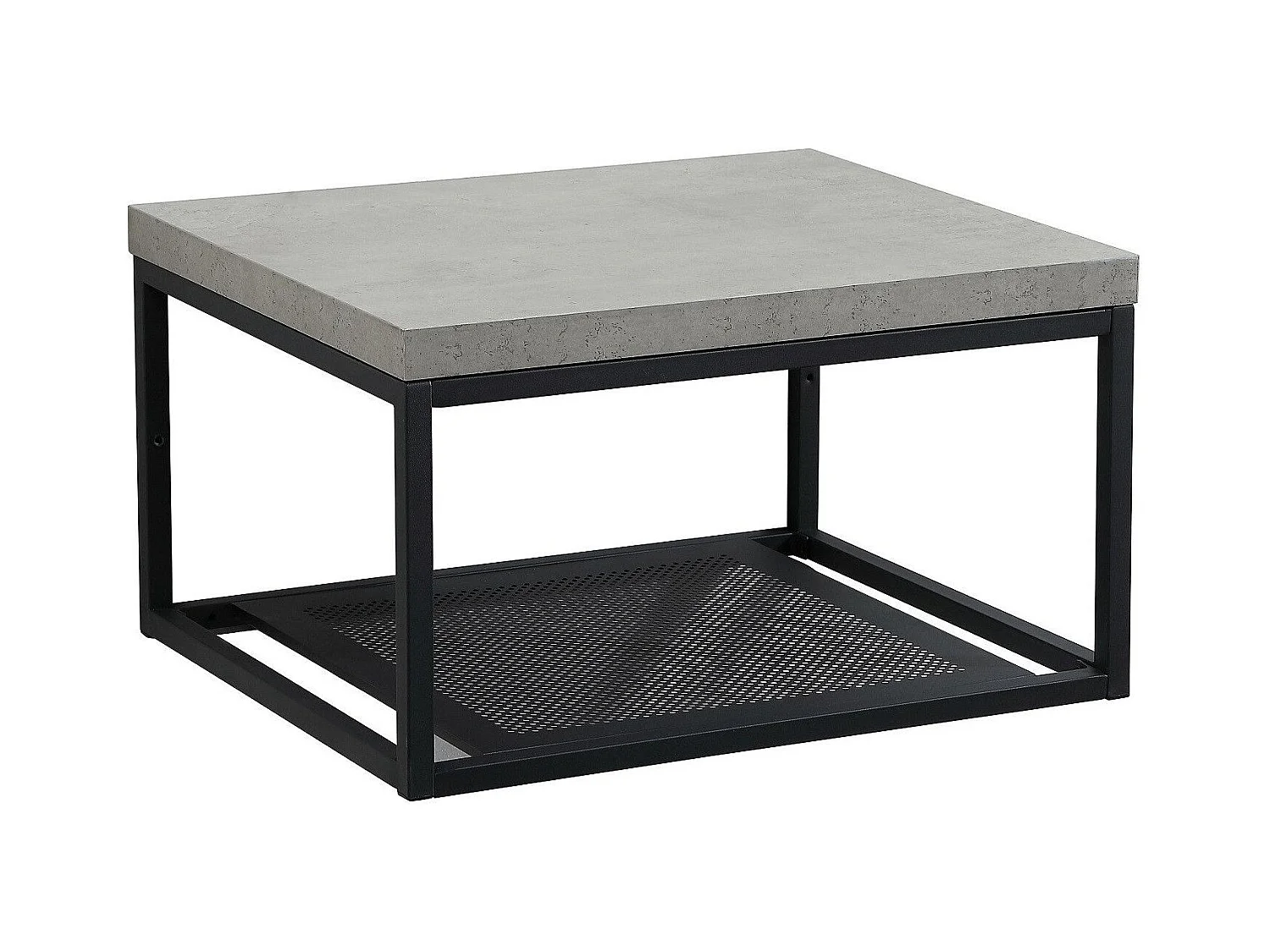 Plan de toilette suspendu pour vasque WILL - Ep. 3,8cm L60cm + Structure Métal Noir Mat