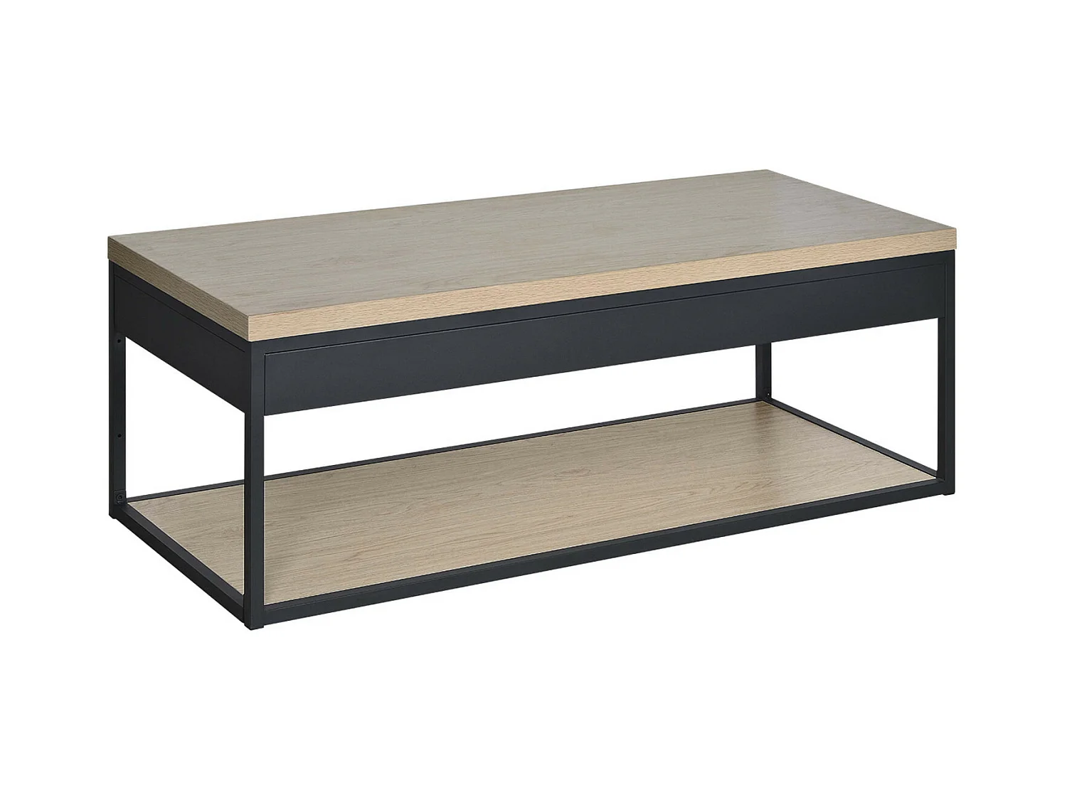 Meuble de salle de bain en métal et bois avec plan 120cm WILL