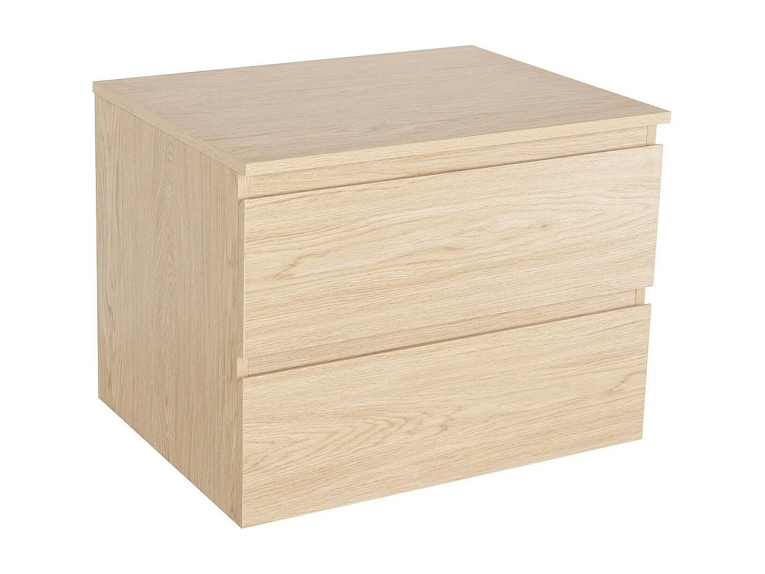 Enkele wastafelmeubel met eiken decor 60cm SORRENTO