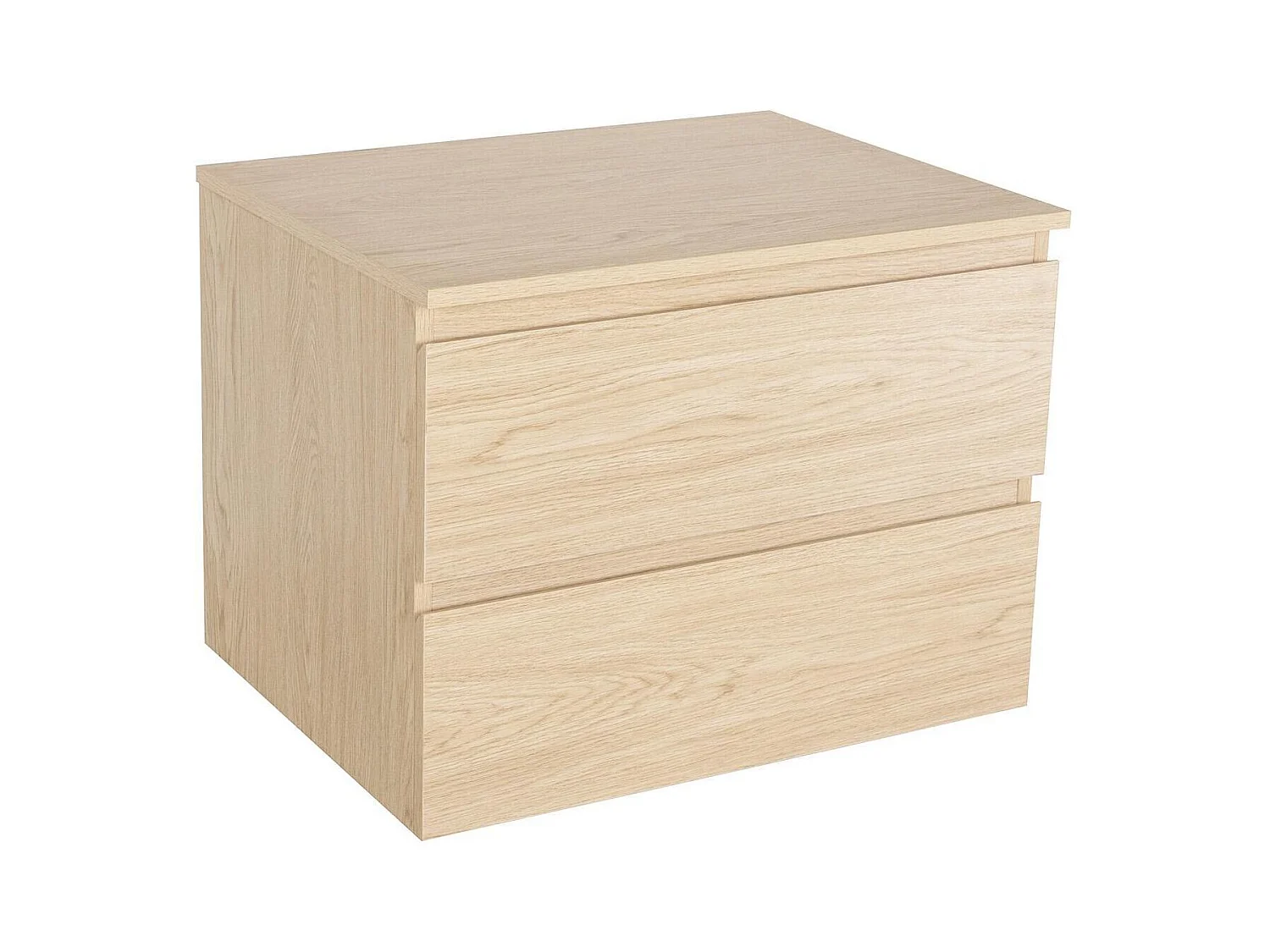 Mueble de lavabo sencillo con decoración de roble 60 cm SORRENTO