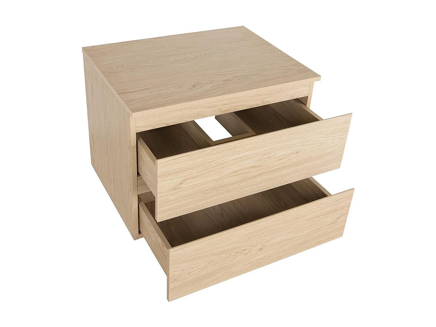 Mobile lavabo singolo con decoro rovere 60cm SORRENTO