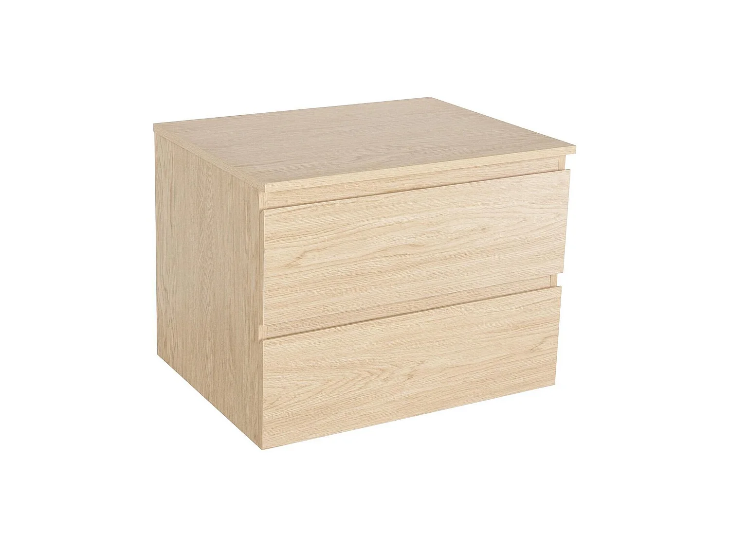 Móvel de lavabo simples com decoração de carvalho 60 cm SORRENTO