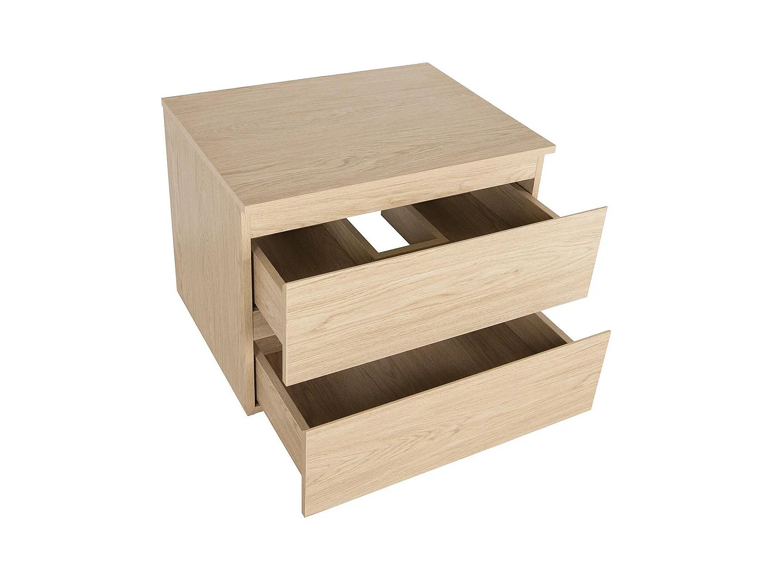 Móvel de lavabo simples com decoração de carvalho 60 cm SORRENTO