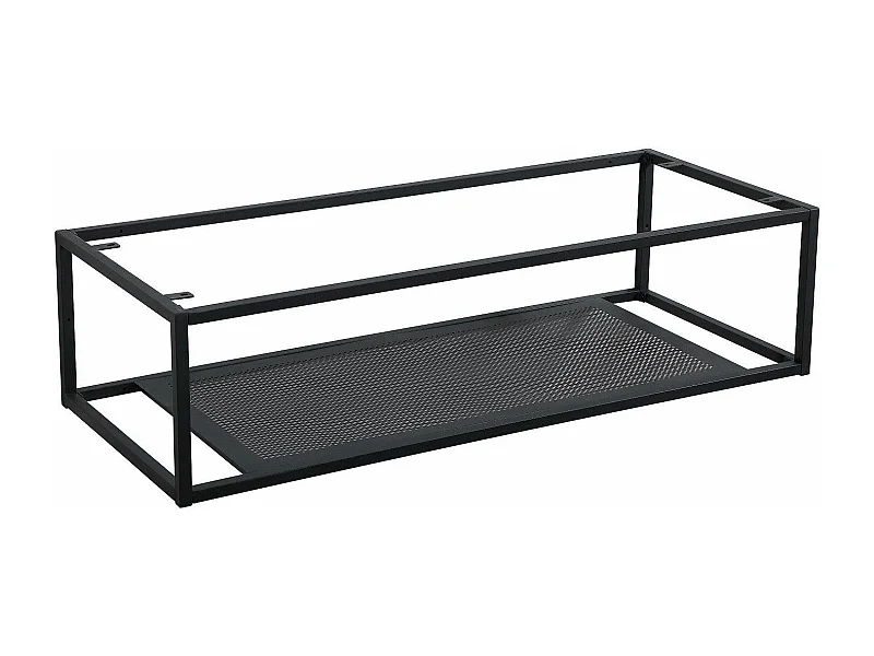 Structure métallique noir mat à suspendre - pour plan de toilette - 120cm WILL