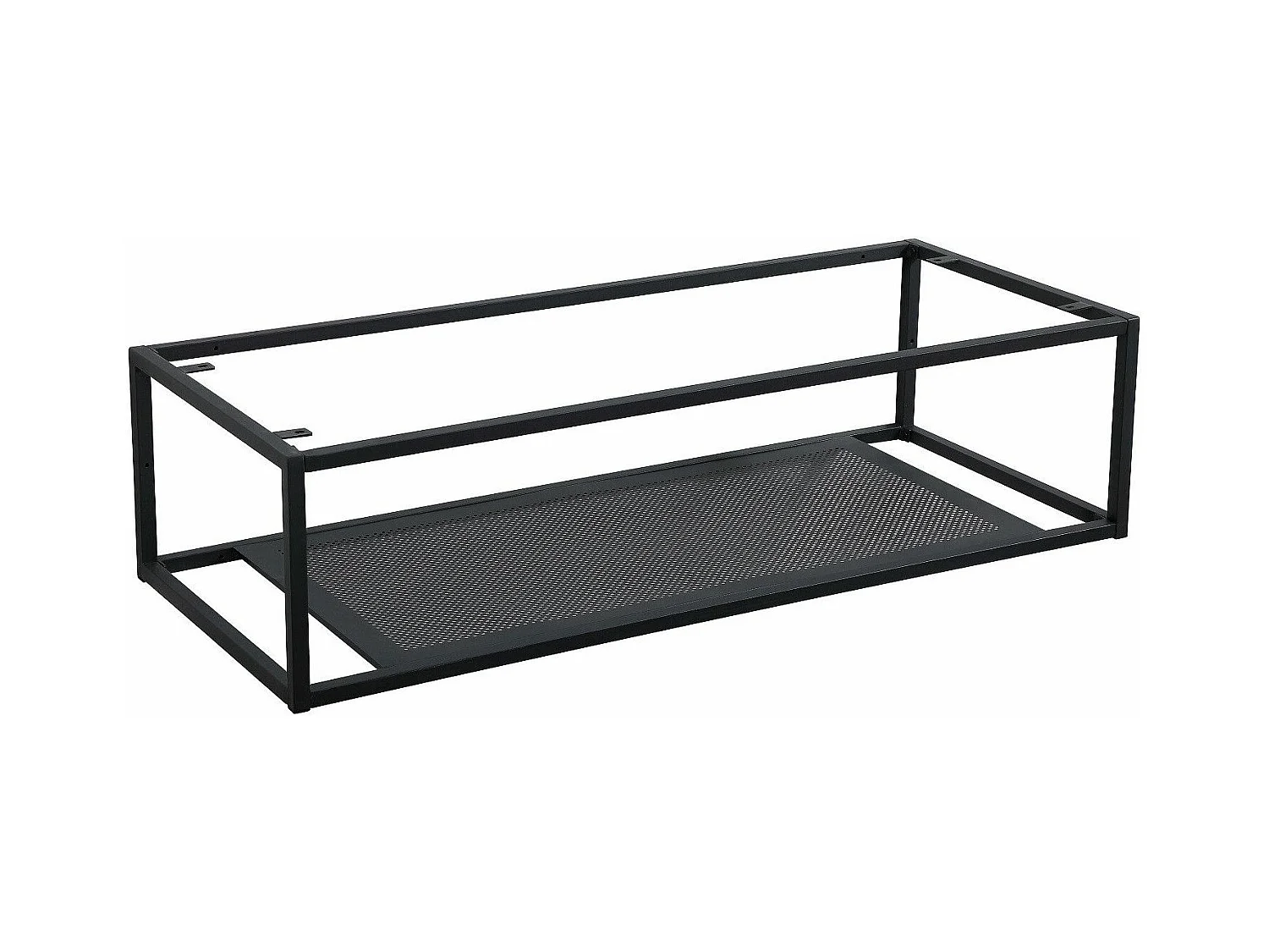 Structure métallique noir mat à suspendre - pour plan de toilette - 120cm WILL