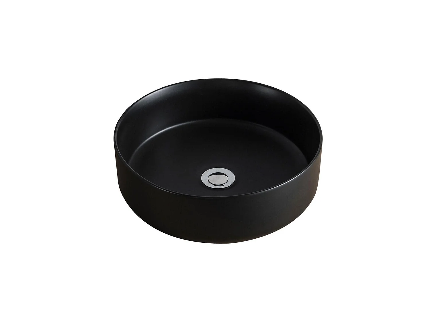 Conjunto mueble de lavabo de esquina + lavabo negro SORRENTO