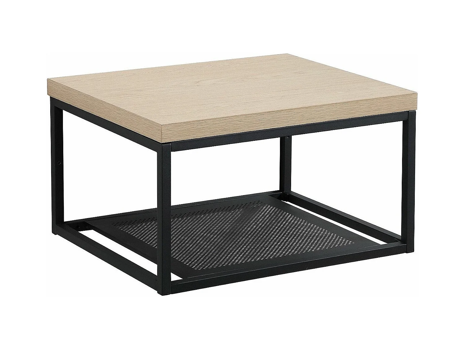 Plan de toilette suspendu pour vasque WILL - Ep. 3,8cm L60cm + Structure Métal Noir Mat