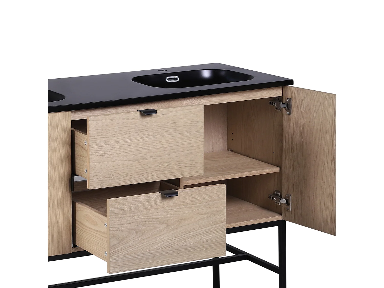 Doppelspüle + Füße + STUDIO-Säule