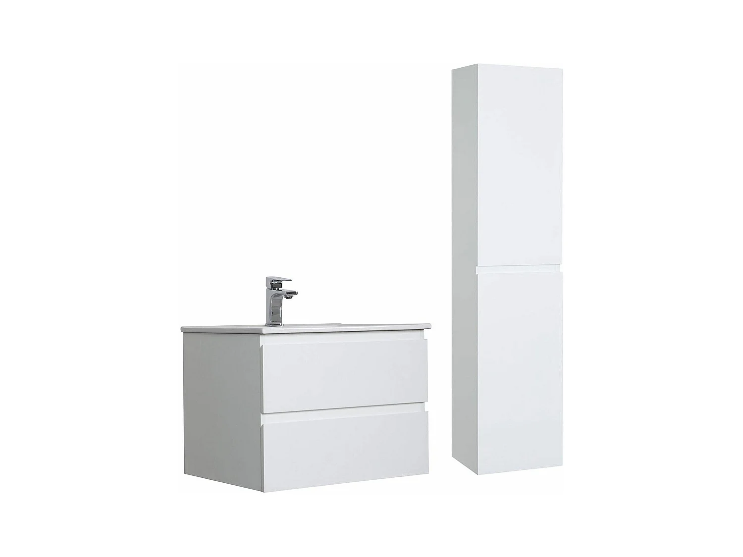 Mobile doppio lavabo + lavabo + colonna SORRENTO