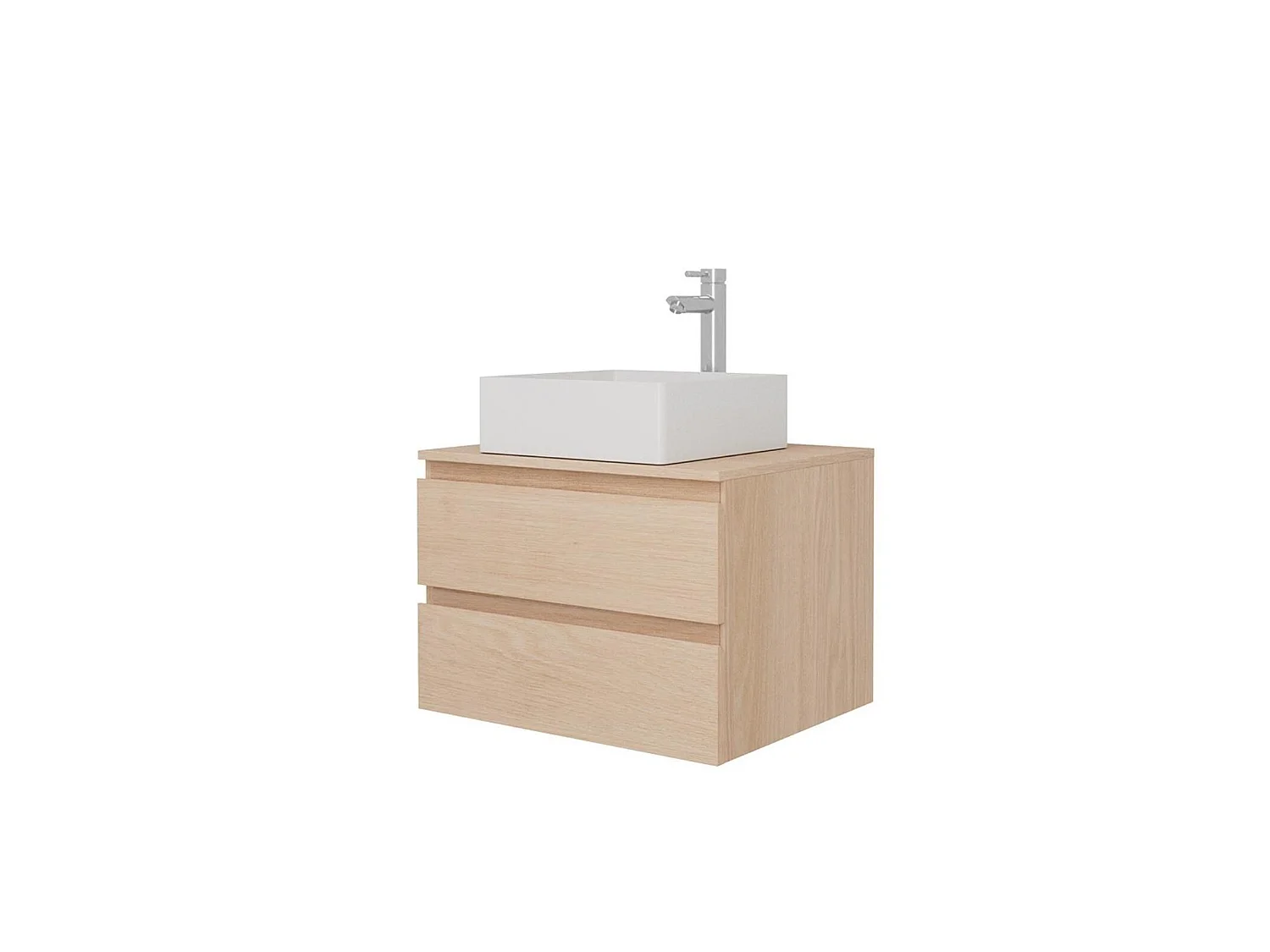 Enkele spoelbakset 60cm + wastafel + SORRENTO kraan