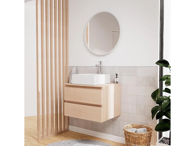 Enkele spoelbakset 60cm + wastafel + SORRENTO kraan