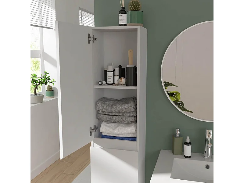 Mueble de lavabo doble + lavabo + columna SORRENTO