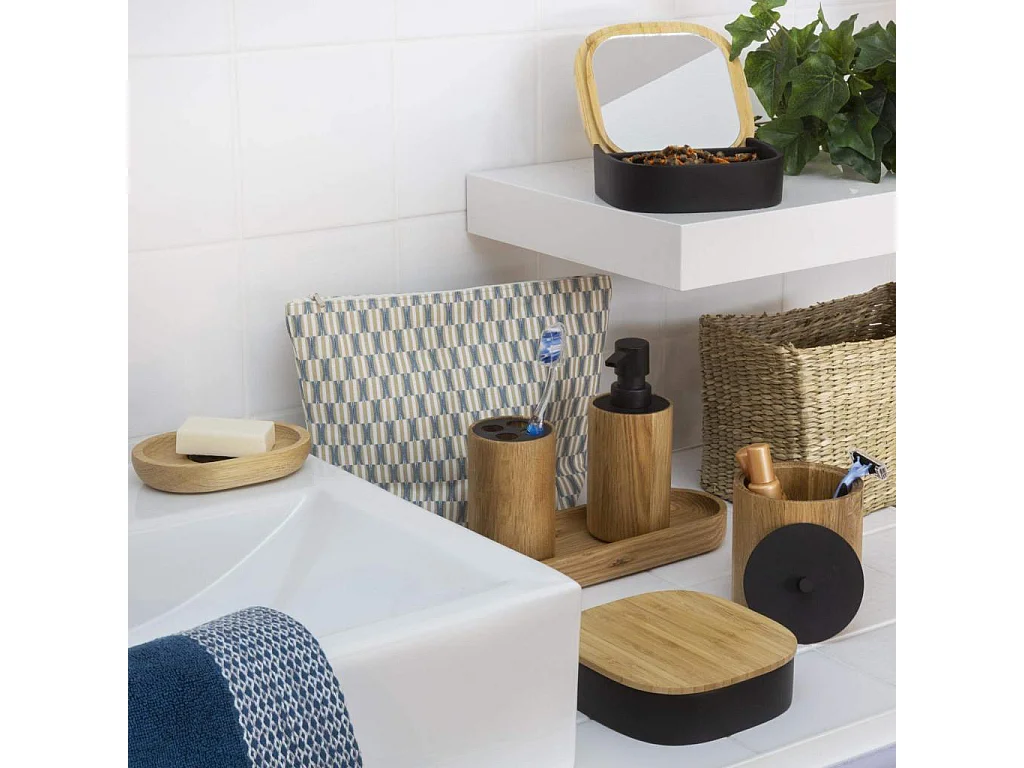 Habitat - Distributeur à savon - Chêne - Majestic