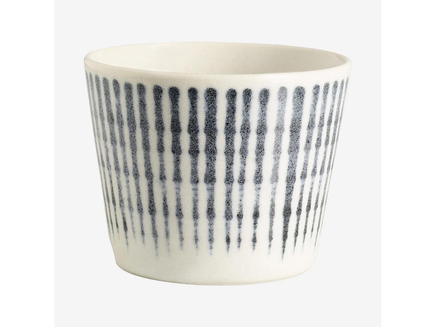 Habitat - Tasse en porcelaine - Lignes bleues - 180 ml - Pinako