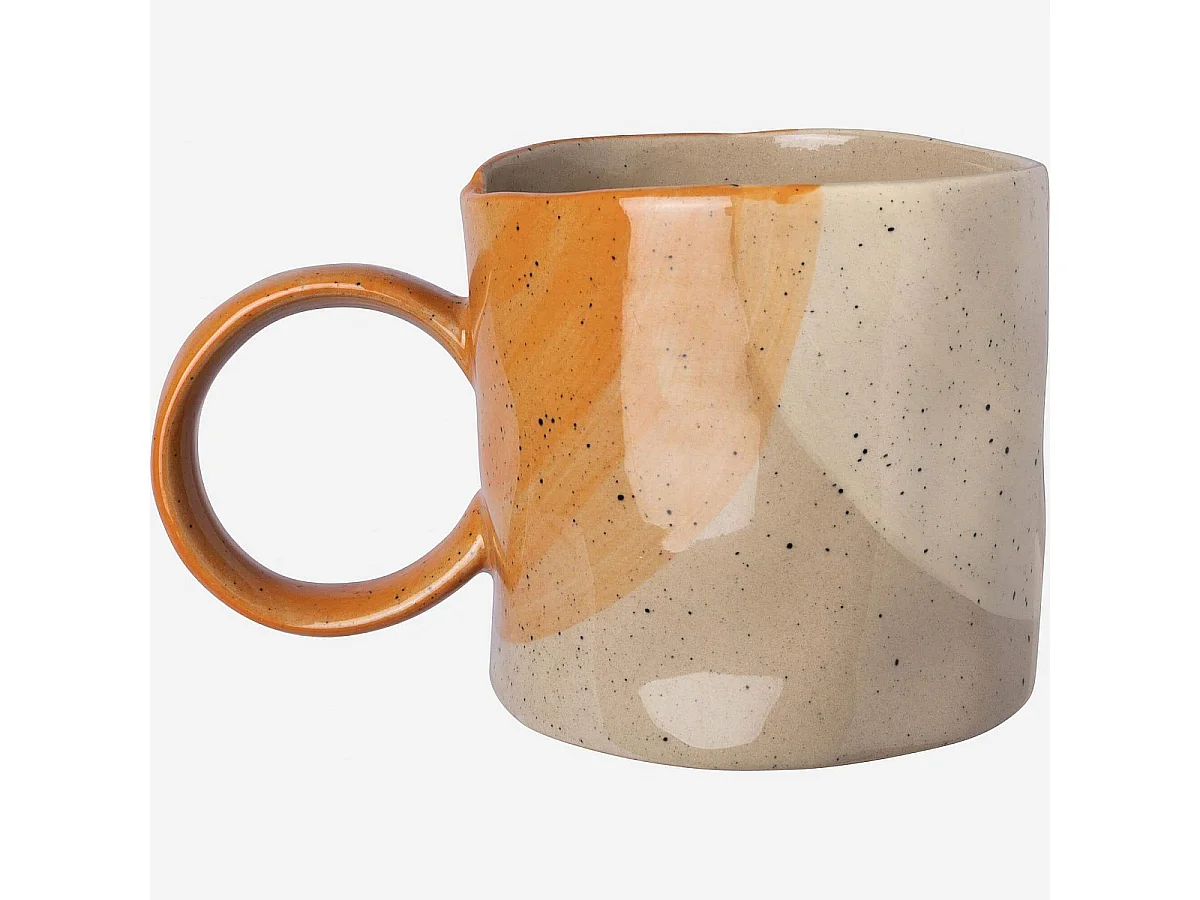 Habitat - Mug en faïence - 350 ml - Orange (Lot de 6) - Aliona