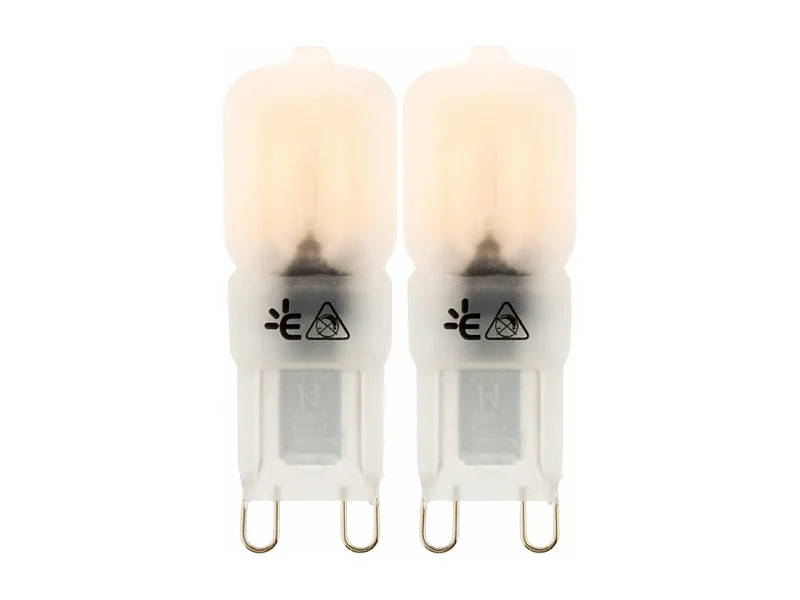 Lot de 2 pépite LED Pépite 2,5W G9 200lm 3000K - Elexity
