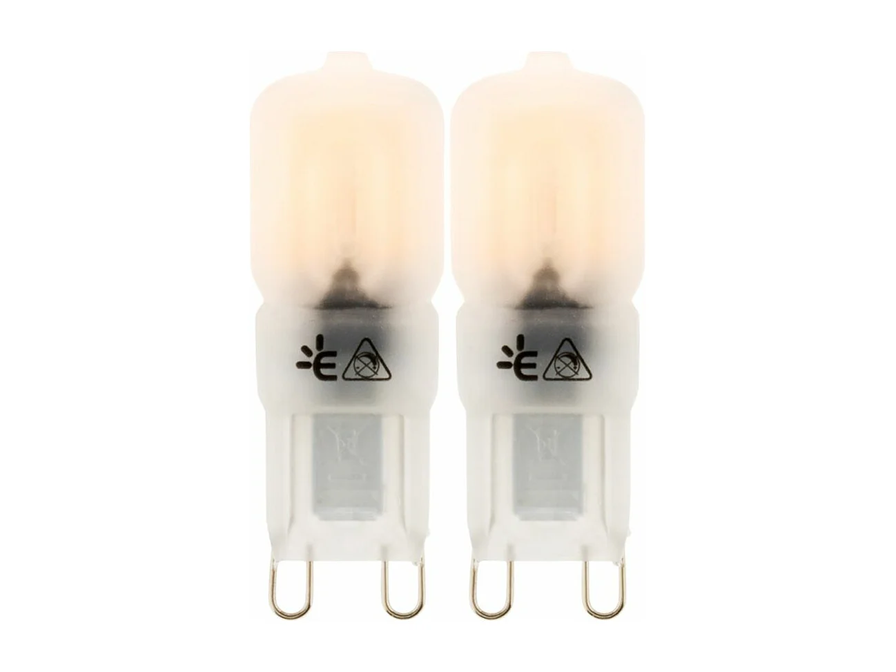 Lot de 2 pépite LED Pépite 2,5W G9 200lm 3000K - Elexity