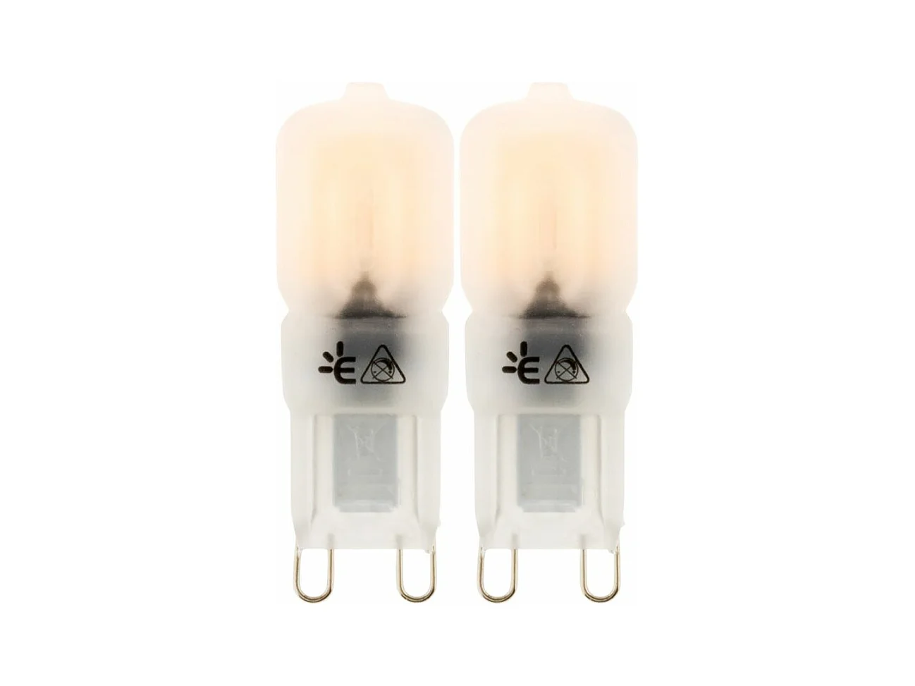 Lot de 2 pépite LED Pépite 2,5W G9 200lm 3000K - Elexity