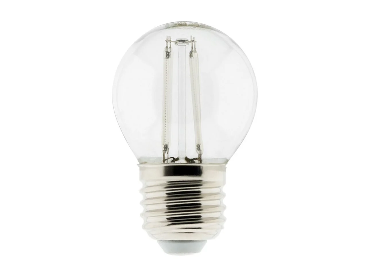 Ampoule LED déco filament Rouge 3W E27 sphérique - Elexity - Zenitech