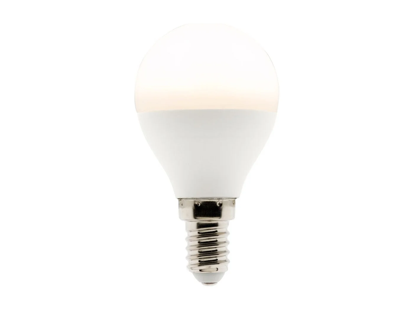 Ampoule LED sphérique E14 5,2W - Blanc chaud - 470lm 2700K  - Zenitech