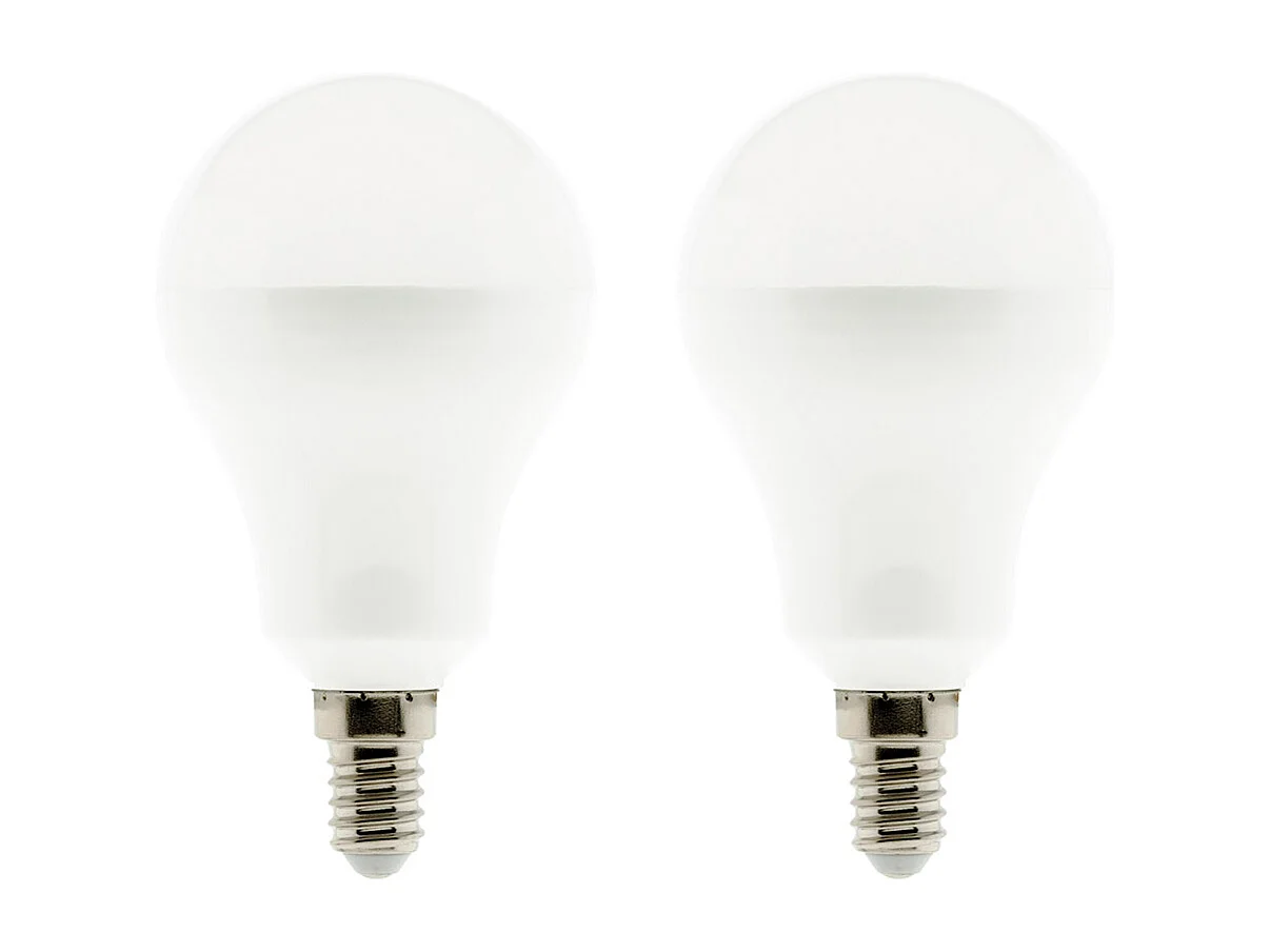 Lot de 2 ampoules LED Standard 10W E14 2700K - Zenitech