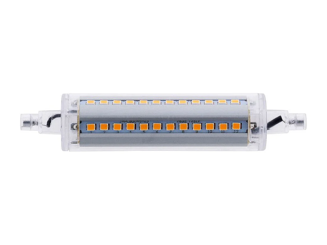 Ampoule LED Crayon R7S 8W - Blanc froid - 730lm 2700K - Elexity