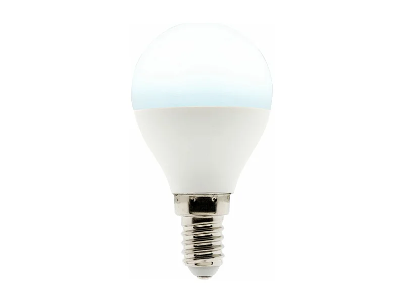 Ampoule LED Sphérique E14 - 5W - Blanc froid - 400lm - 6500K - Zenitech