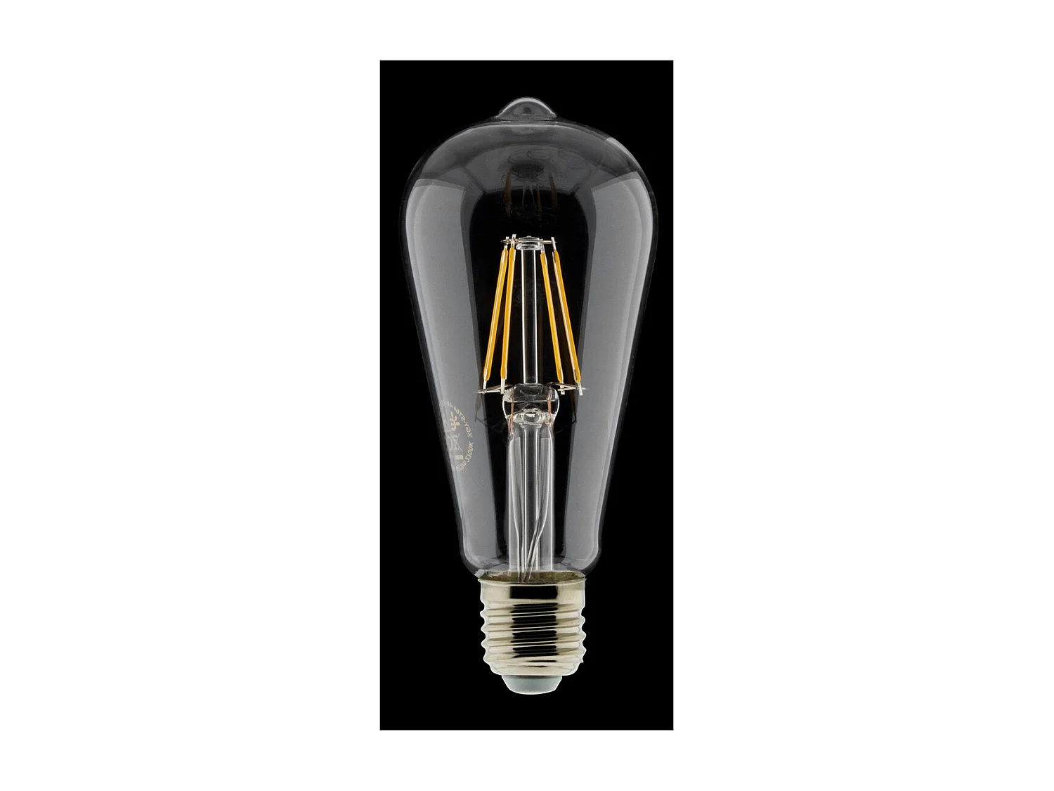 Ampoule déco filament LED ST64 4W E27 400lm 2700K - Blanc chaud - Zenitech