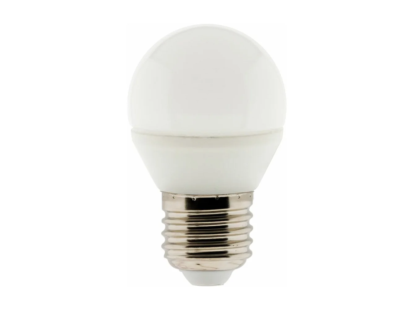 Ampoule LED sphérique E27 5,2W - Blanc chaud - 470lm 2700K  - Zenitech