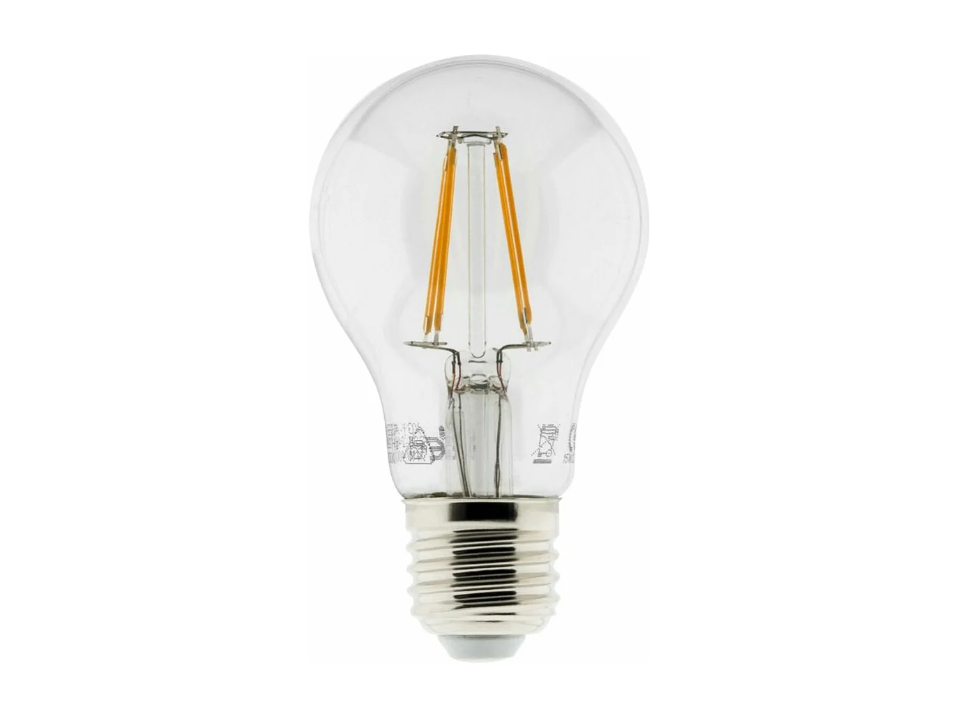 Ampoule déco filaments LED E27 4W - Blanc chaud - 470lm 2700K  - Zenitech
