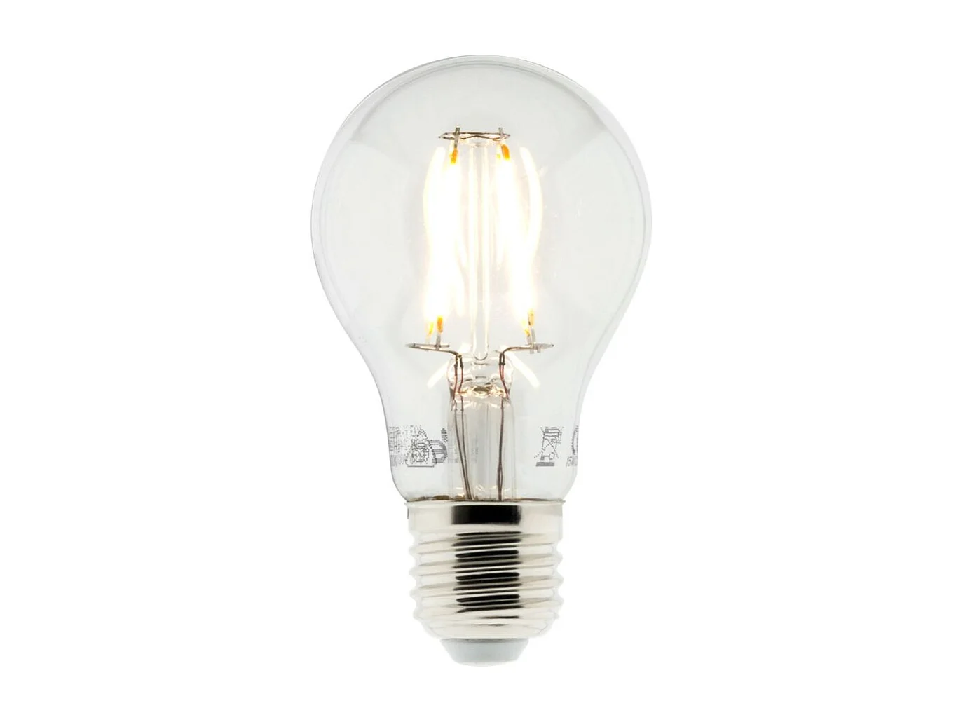 Ampoule déco filaments LED E27 4W - Blanc chaud - 470lm 2700K  - Zenitech