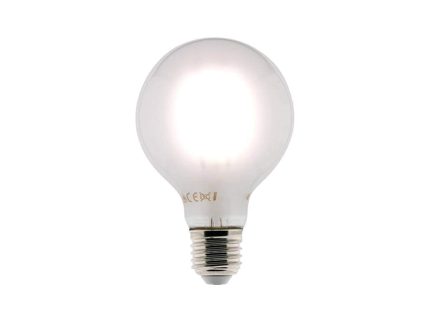 Ampoule déco e filaments LED E27 6W - Blanc chaud - 600lm 2700K  - Zenitech